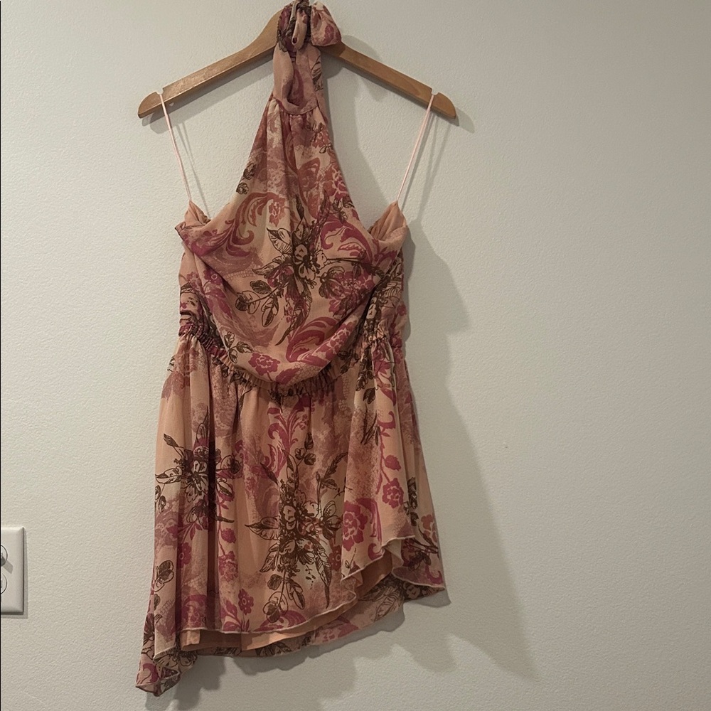 Floral Halter Dress